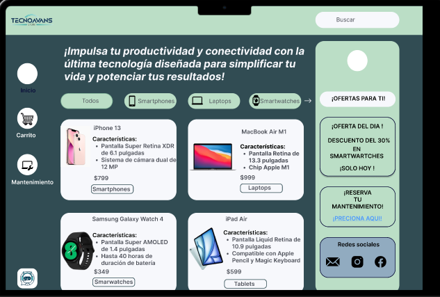Plataforma E-commerce Tecnoavans